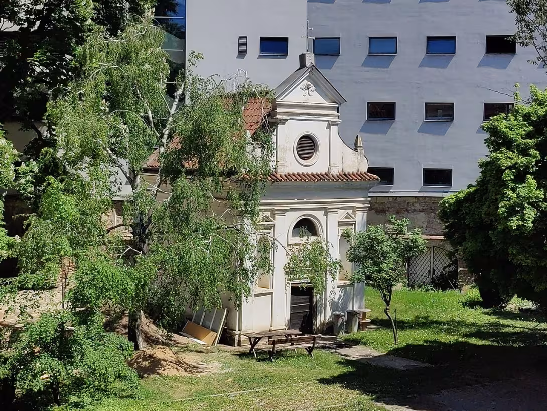 Dnešní pohled – Kaple Krista na hoře Olivetské