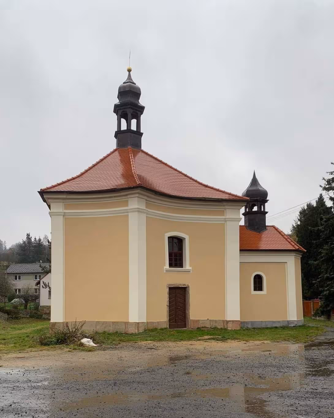 Dnešní pohled – Kaple Nejsvětější Trojice (Přehořov)