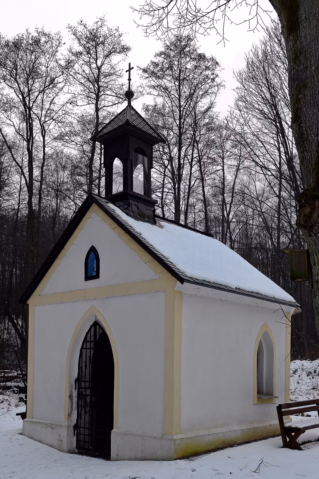 Dnešní pohled – Kaple Panny Marie (Andělská Hora)