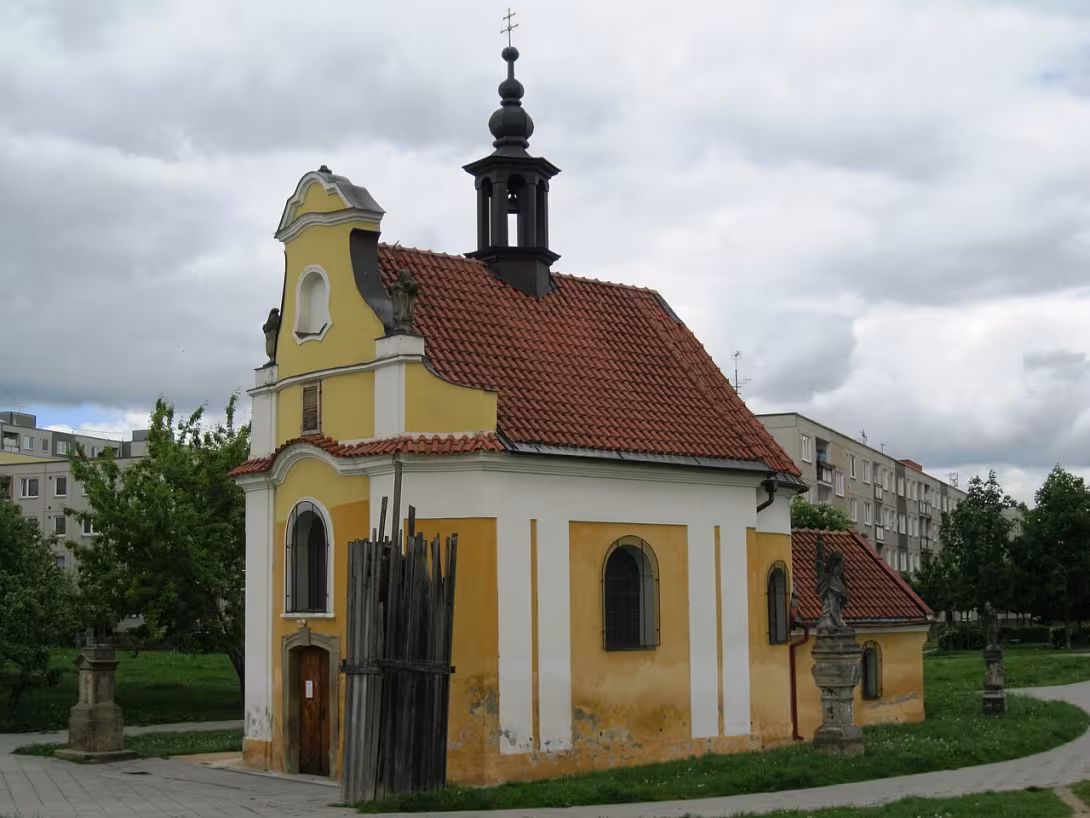 Dnešní pohled – Kaple Panny Marie se sochou Boha Otce