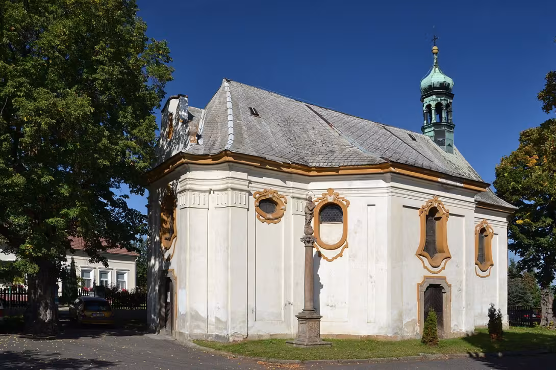 Dnešní pohled – Kaple svaté Anny (Vikletice)