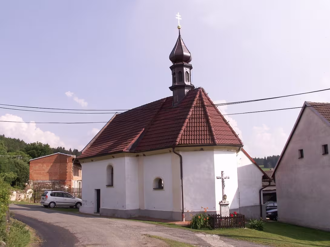Dnešní pohled – Kaple svaté Anny (Pivonice)