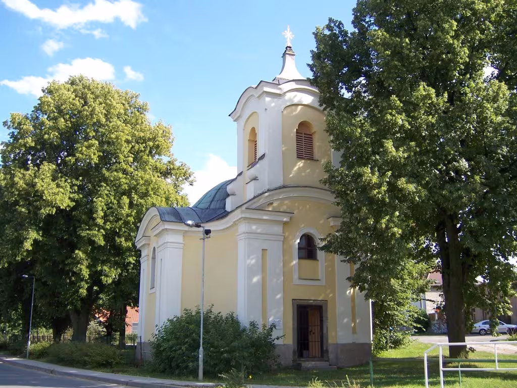 Dnešní pohled – Kaple svatého Isidora (Dobročovice)