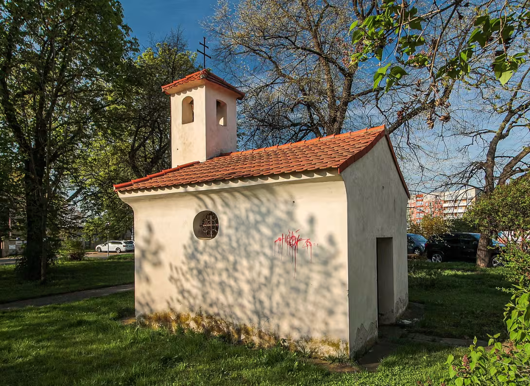 Dnešní pohled – Kaple svatého Václava (Malesice)