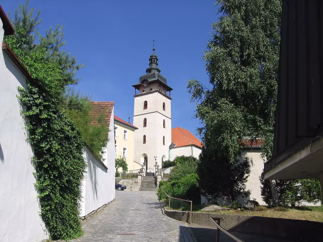 Dzisiejszy widok – Kostel Archanděla Michaela (Jistebnice)