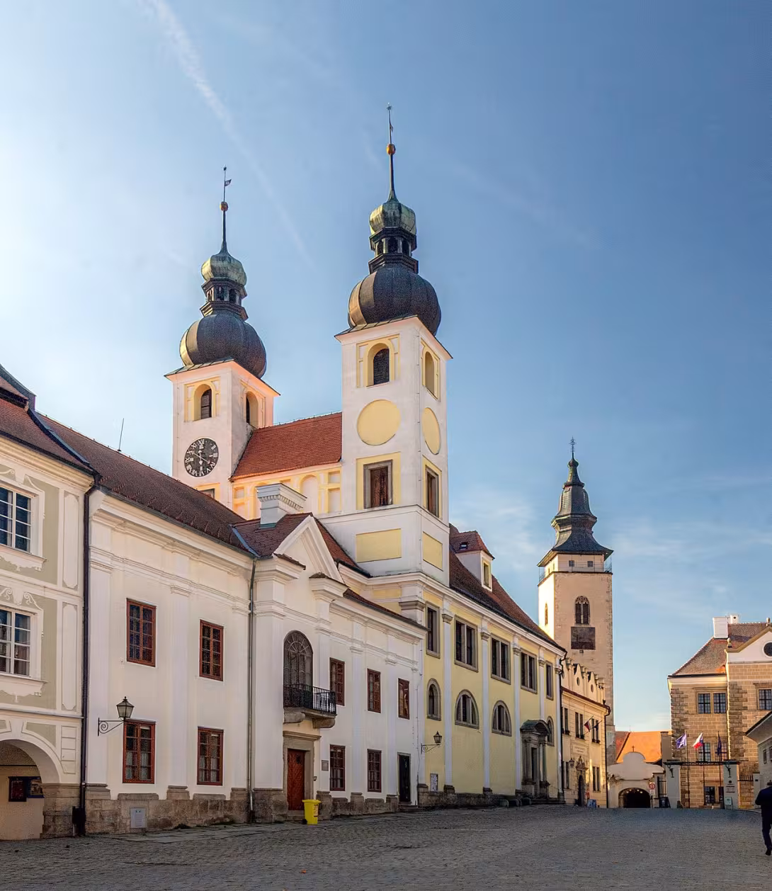 Dnešný pohľad – Kostel Jména Ježíš v Telči