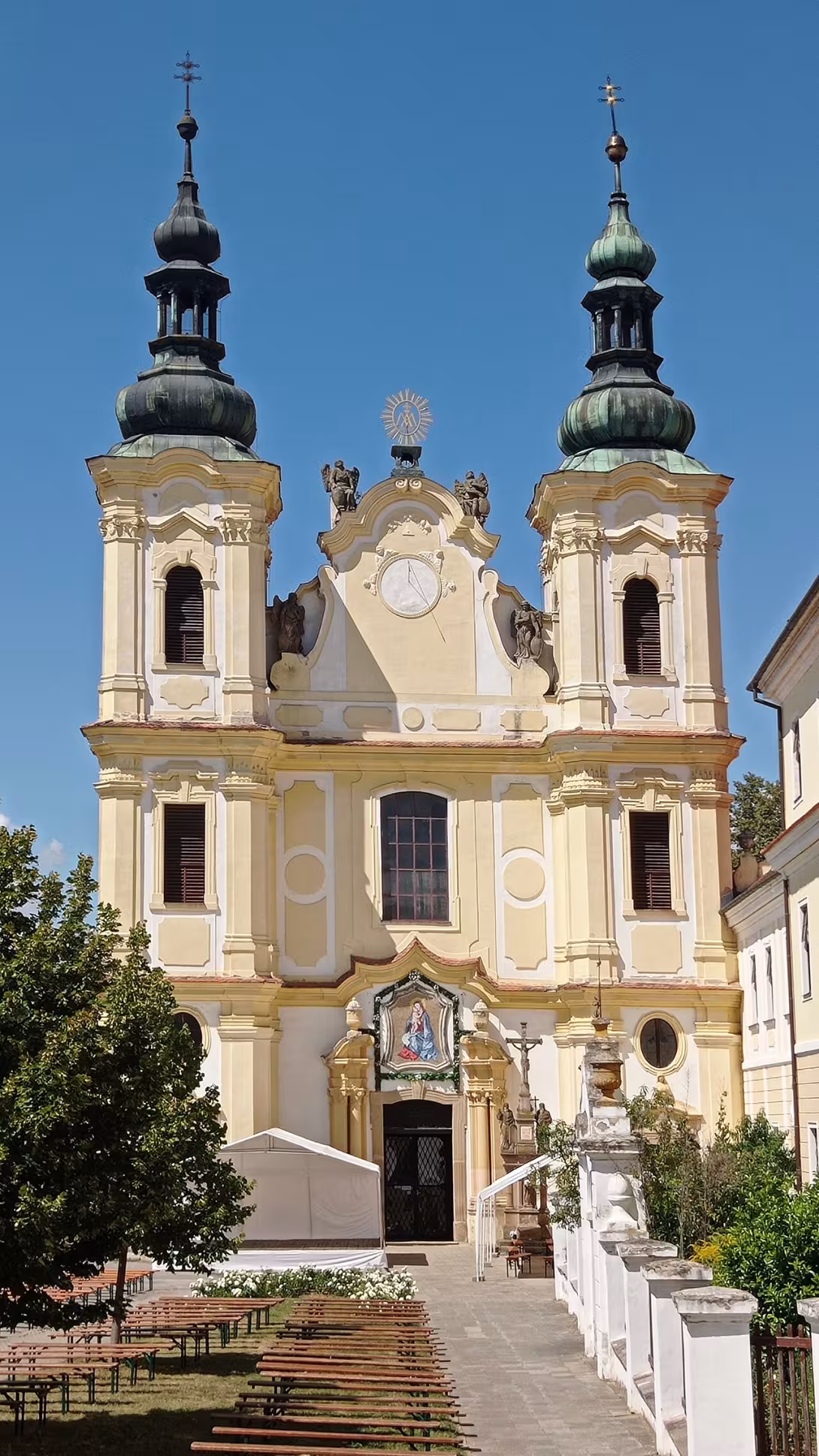 Heutige Ansicht – Kostel Nanebevzetí Panny Marie (Strážnice)