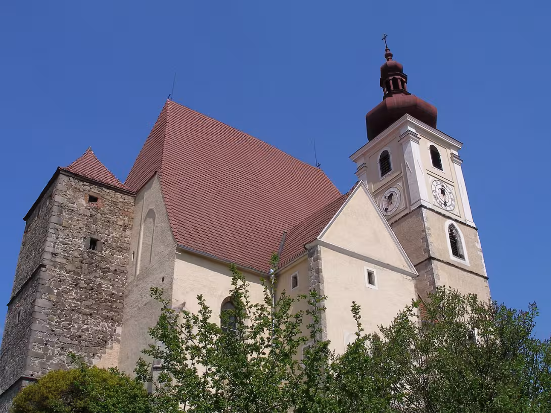 Heutige Ansicht – Kostel Nanebevzetí Panny Marie (Trhové Sviny)