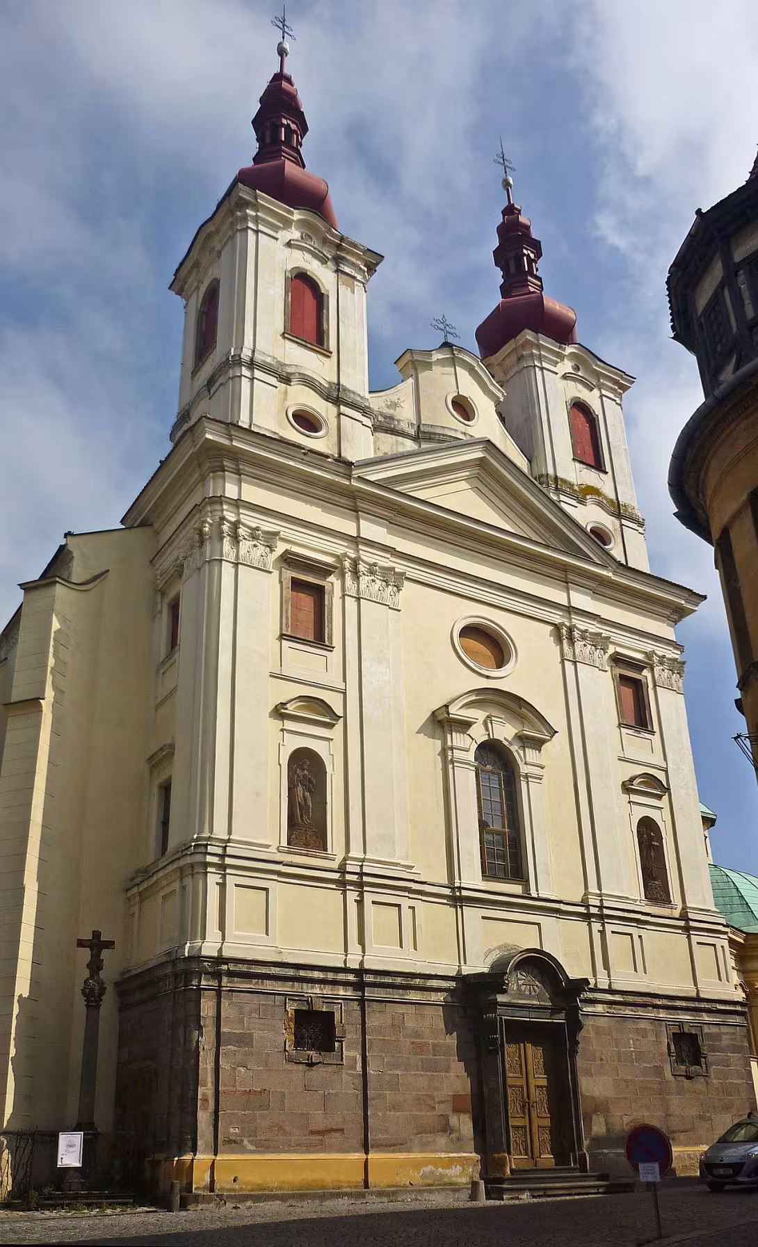 Dnešní pohled – Kostel Nanebevzetí Panny Marie (Žatec)