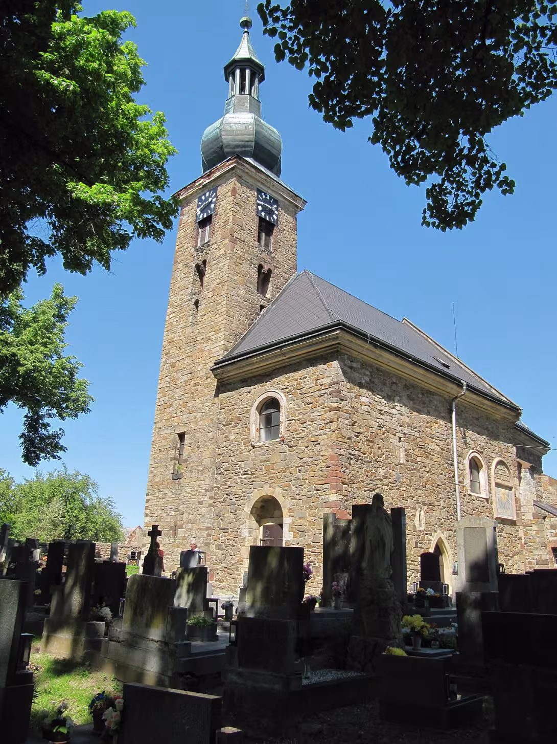 Dzisiejszy widok – Kostel Nanebevzetí Panny Marie (Úžice)