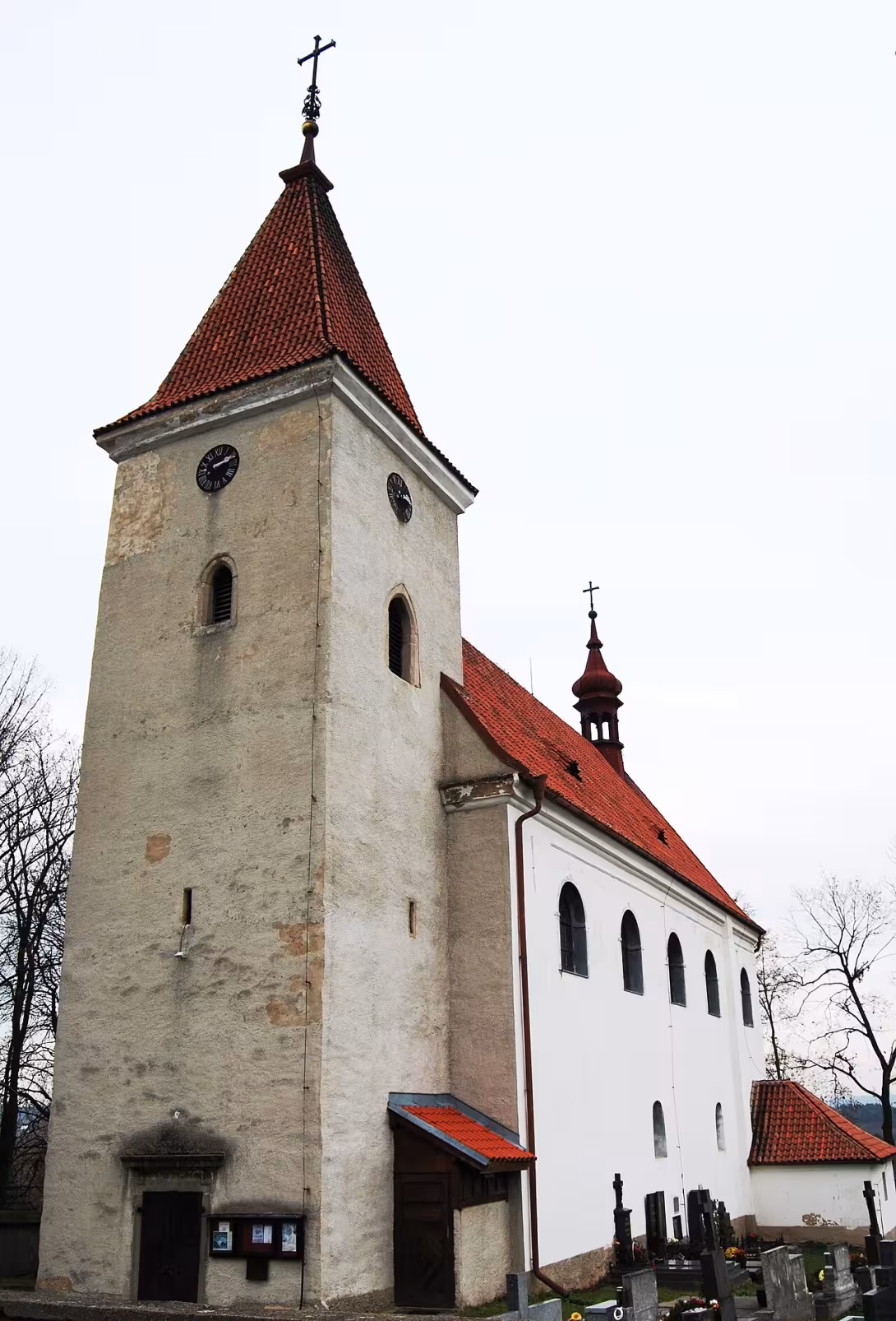 Dnešní pohled – Kostel Nanebevzetí Panny Marie (Třebsko)