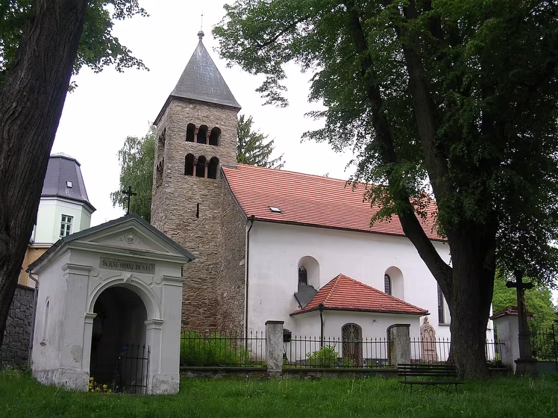 Dnešní pohled – Kostel Nanebevzetí Panny Marie (Neustupov)