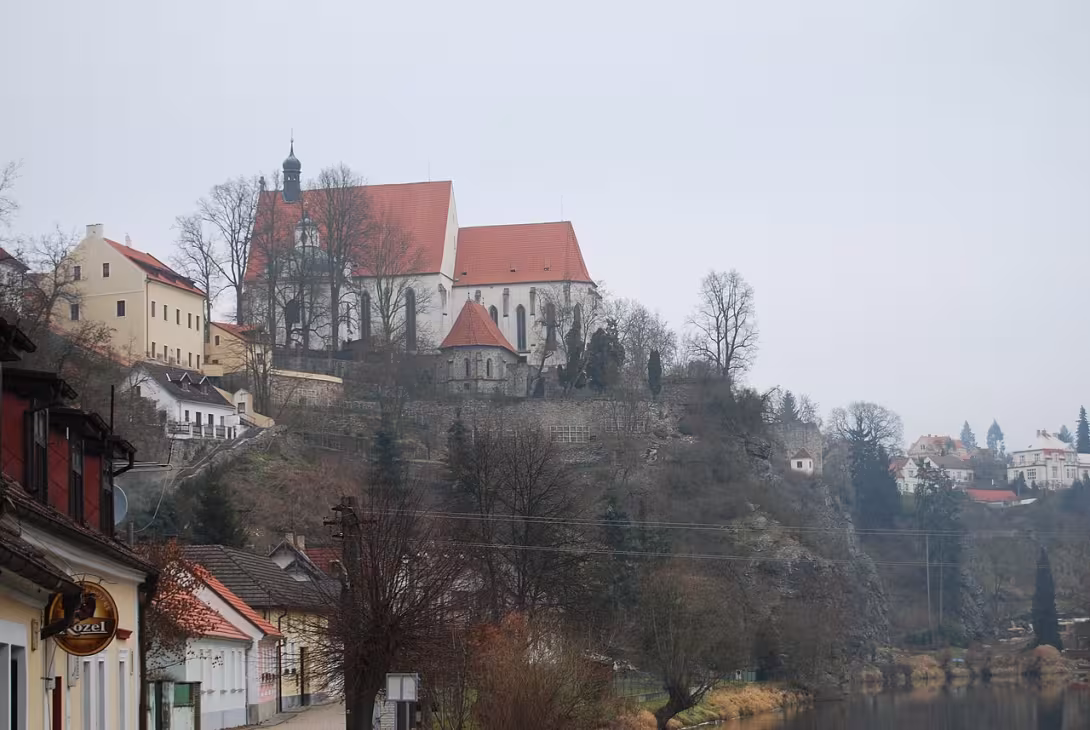 Dnešní pohled – Kostel Nanebevzetí Panny Marie v Bechyni