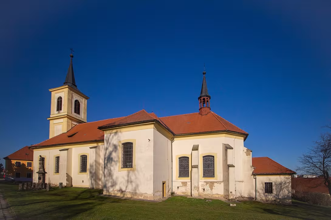 Dnešní pohled – Kostel Narození Panny Marie (Nové Strašecí)