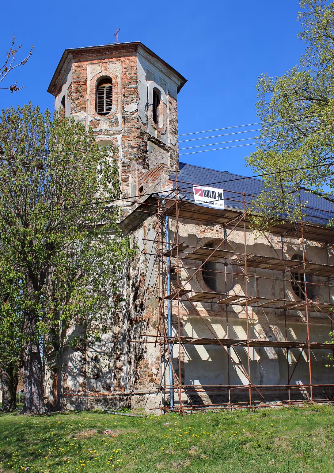 Heutige Ansicht – Kostel Narození Panny Marie (Záchlumí)
