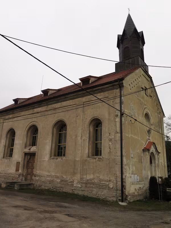 Dnešní pohled – Kostel Narození Panny Marie (Hýskov)