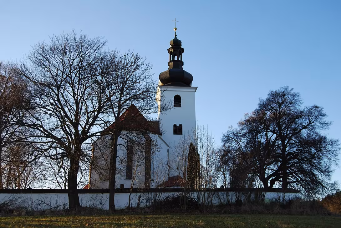 Dnešní pohled – Kostel Narození Panny Marie (Nový Kostelec)