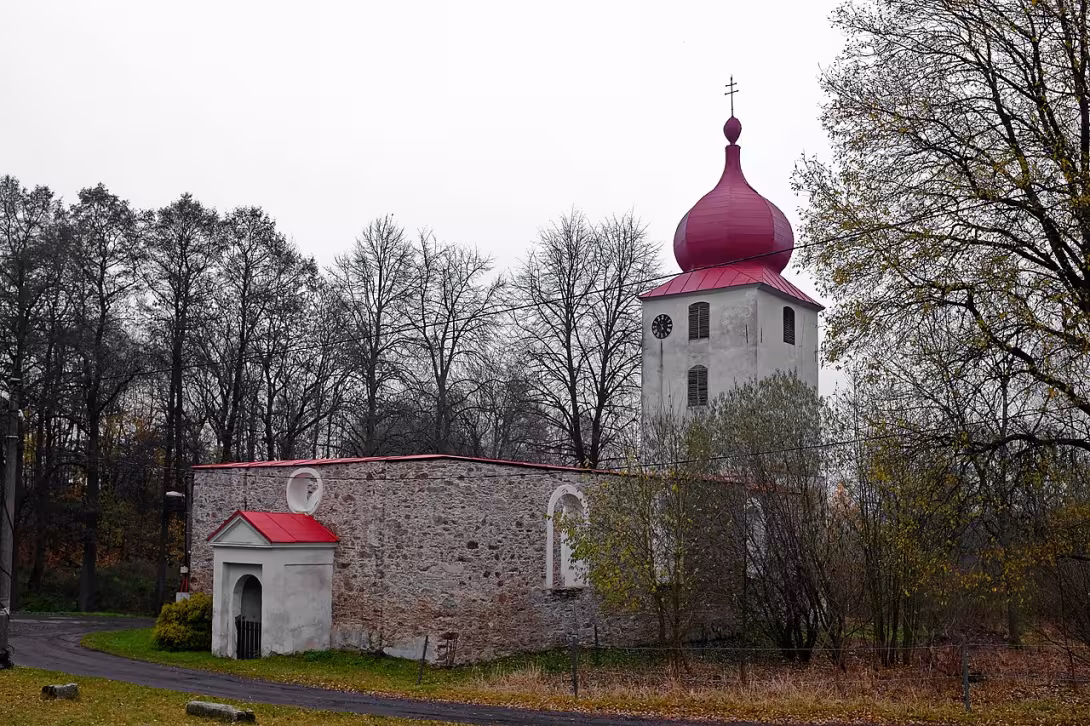 Dnešní pohled – Kostel Narození svatého Jana Křtitele (Vysoká)
