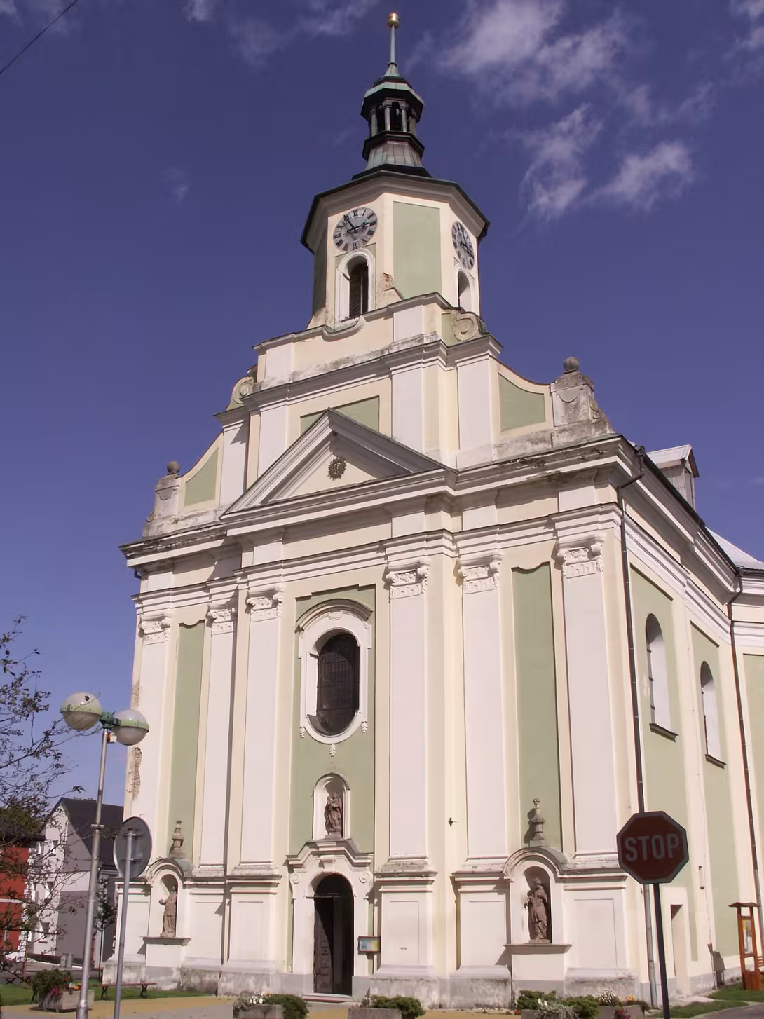 Dnešní pohled – Kostel Navštívení P. Marie