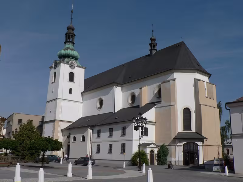 Dnešní pohled – Kostel Navštívení Panny Marie (Město)