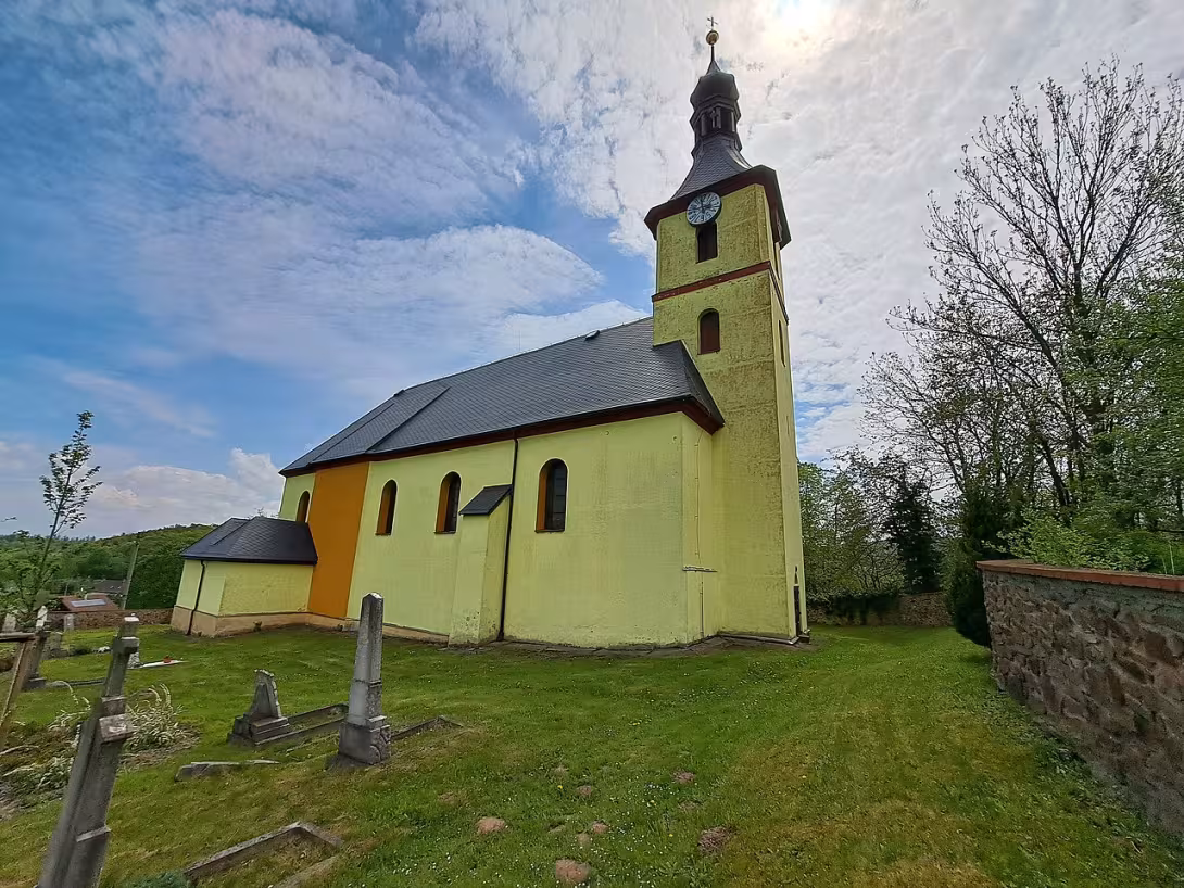 Today's view – Kostel Navštívení Panny Marie (Pitárné)