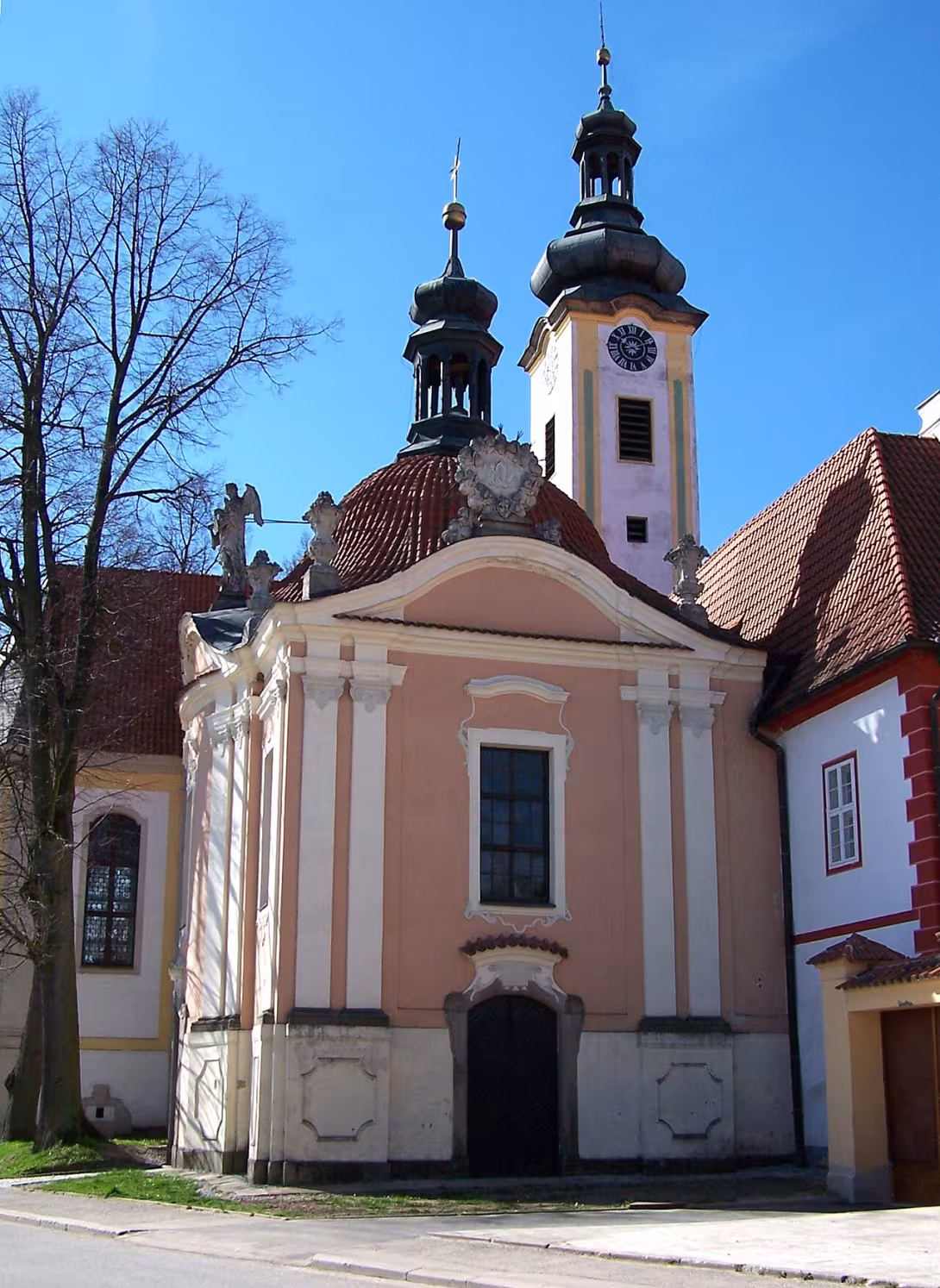 Today's view – Kostel Navštívení Panny Marie (Borovany)