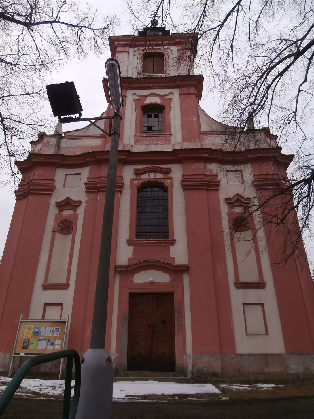 Today's view – Kostel Navštívení Panny Marie (Petrovice)