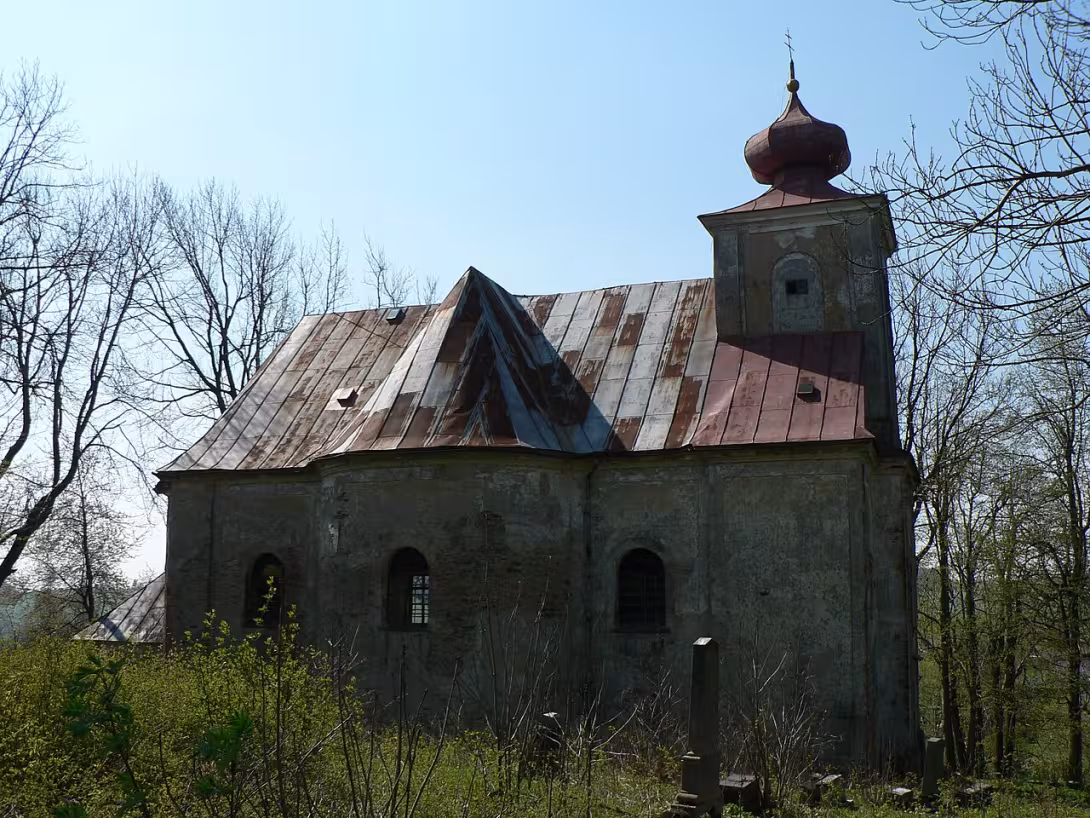 Dnešní pohled – Kostel Nejsvětější Trojice (Albrechtice u Rýmařova)