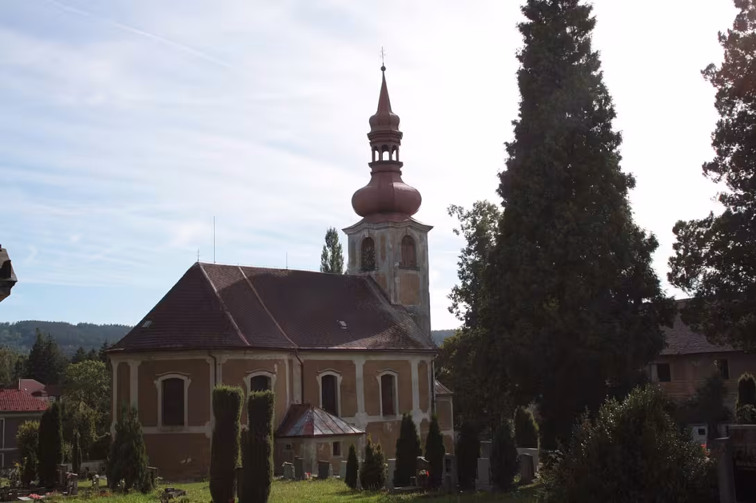 Today's view – Kostel Nejsvětější Trojice (Krásný Les)