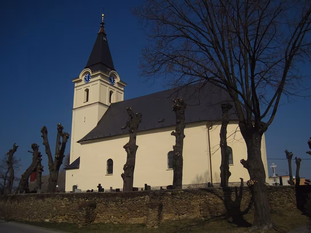 Dnešní pohled – Kostel Nejsvětější Trojice (Hlavnice)