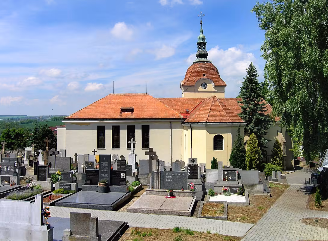 Dnešní pohled – Kostel Nejsvětější Trojice (Zdounky)