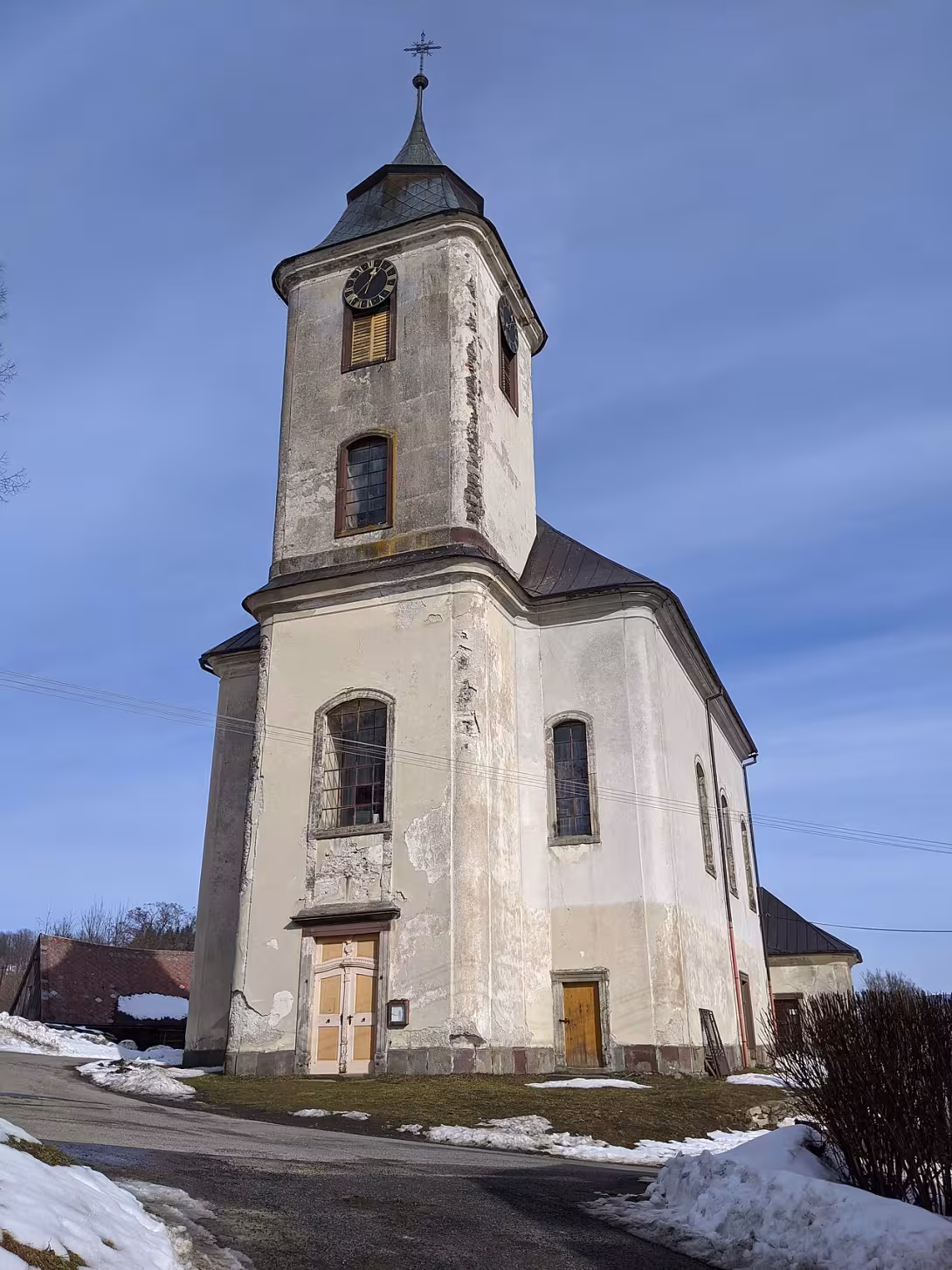 Dnešní pohled – Kostel Nejsvětější Trojice (Roprachtice)