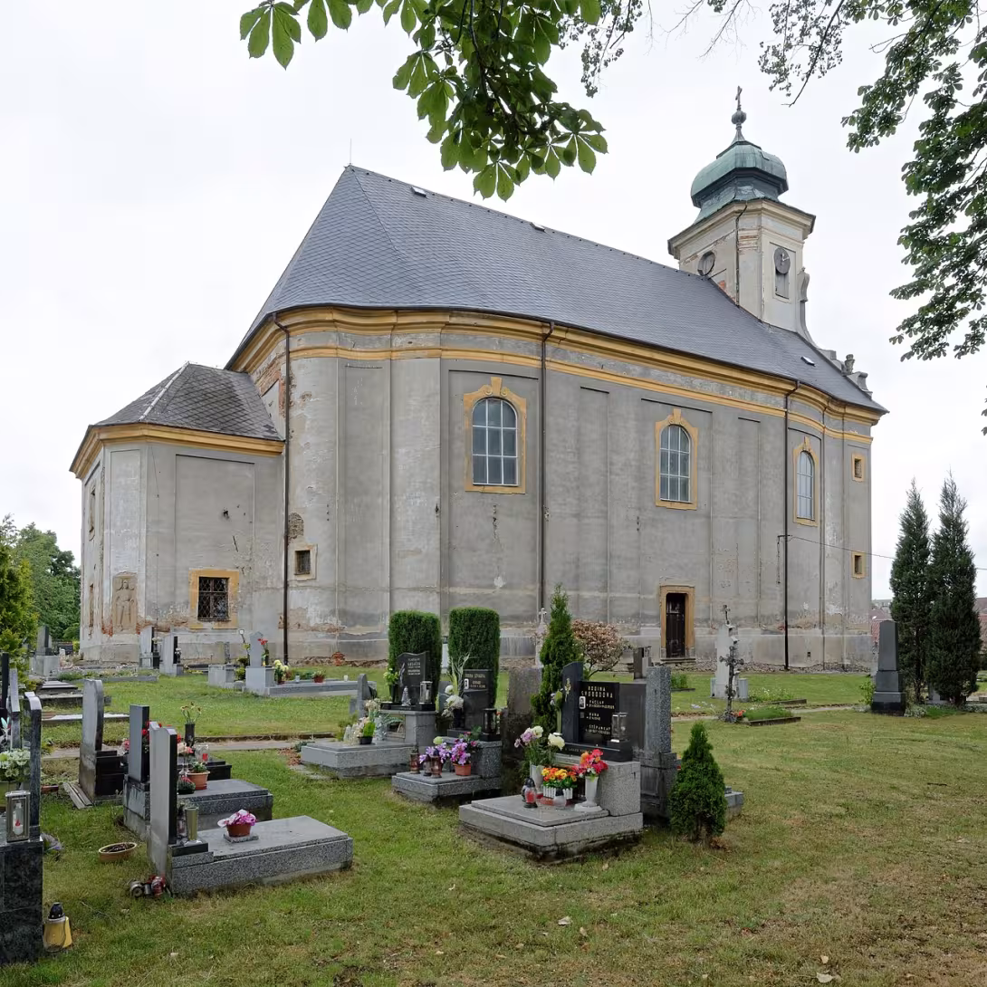 Heutige Ansicht – Kostel Neposkvrněného početí Panny Marie (Velké Heraltice)