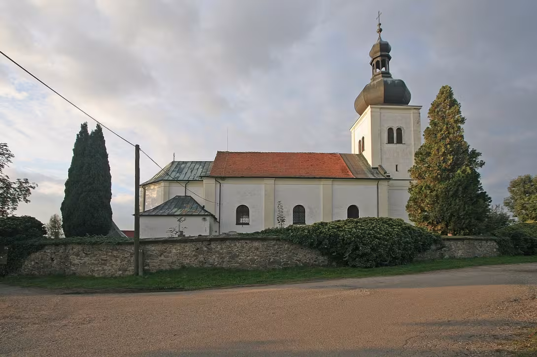 Dnešní pohled – Kostel Panny Marie (Osice)
