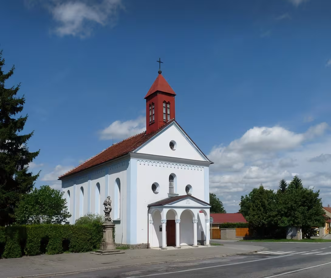 Dnešní pohled – Kostel Panny Marie Královny Andělů