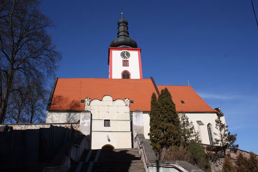 Dnešní pohled – Kostel Povýšení svatého Kříže (Veselí nad Lužnicí I)