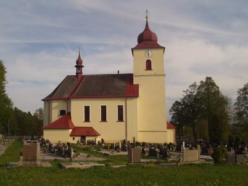 Heutige Ansicht – Kostel Proměnění Páně (Výprachtice)