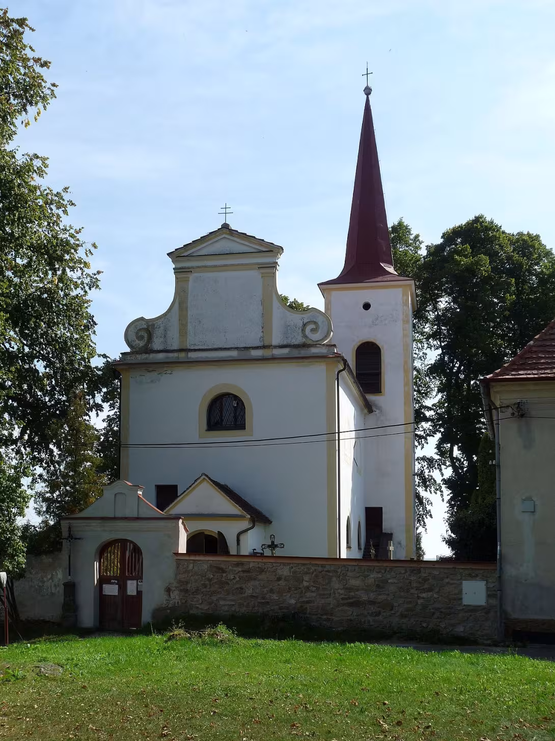 Dnešní pohled – Kostel Rozeslání svatých apoštolů (Dub)