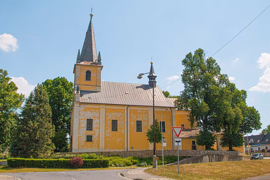 Dnešní pohled – Kostel Umučení svatého Jana Křtitele (Solnice)