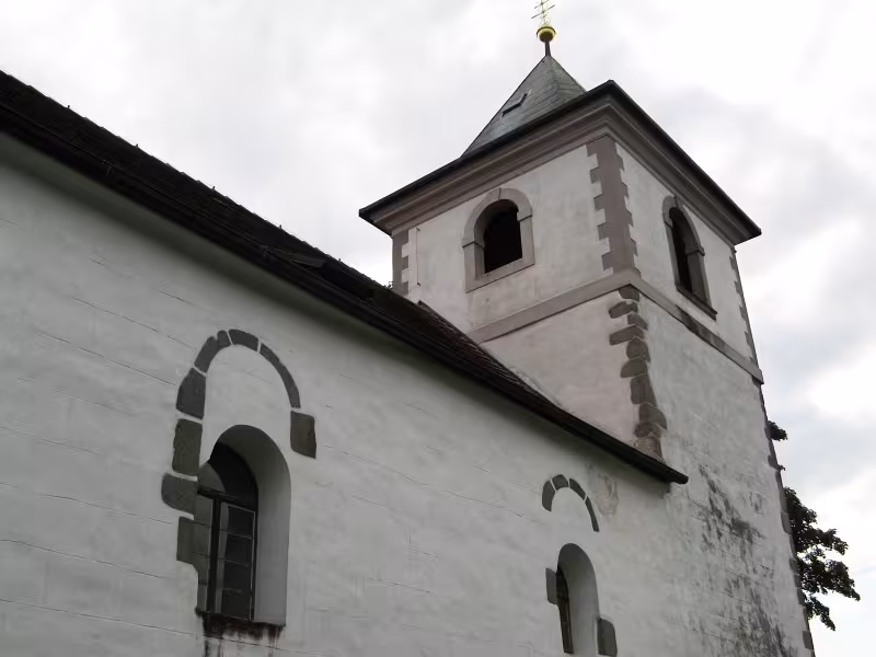 Dnešní pohled – Kostel Všech svatých (Řesanice)