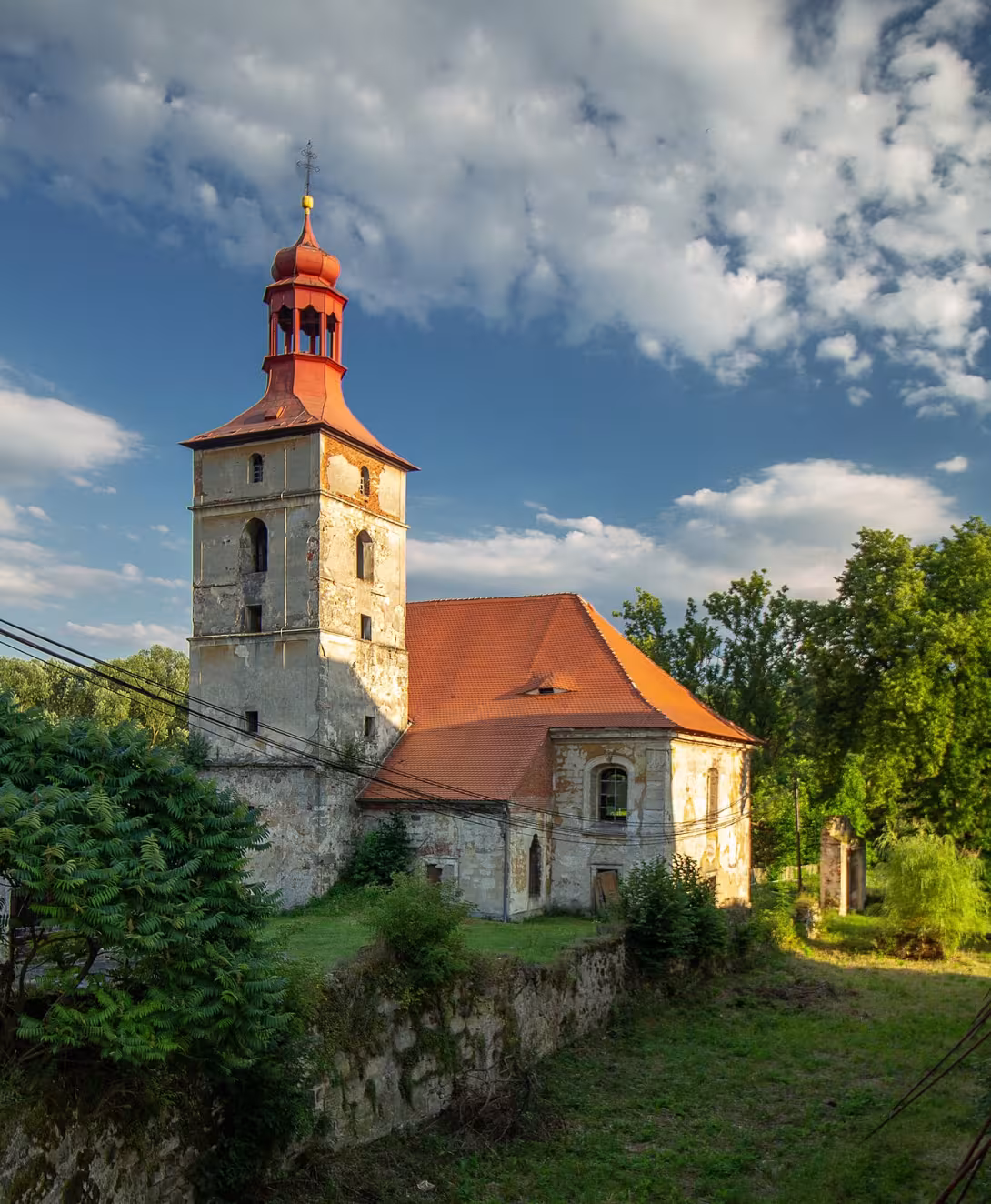 Dnešní pohled – Kostel Všech svatých ve Stvolínkách