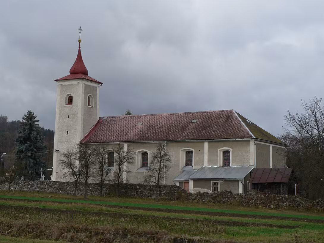Dnešní pohled – Kostel Zvěstování Panny Marie (Klášterec)