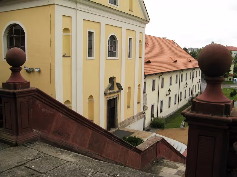 Dnešní pohled – Kostel Zvěstování Panny Marie (Ostrov)