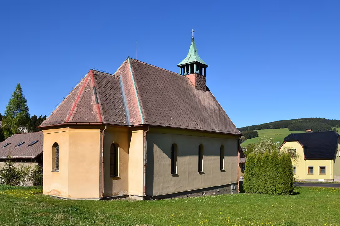 Dnešný pohľad – Kostel svaté Alžběty Uherské
