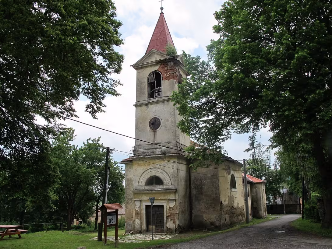 Today's view – Kostel svaté Anny (Palič)