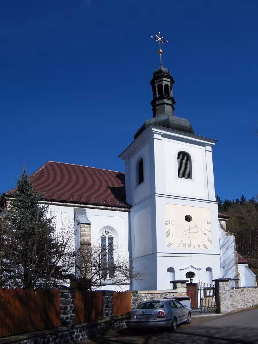 Dnešní pohled – Kostel svaté Anny (Jedlka)