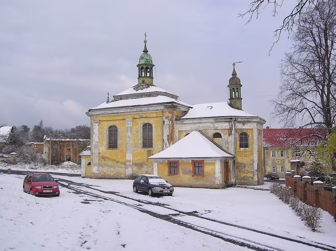 Dnešní pohled – Kostel svaté Anny (Blatno)