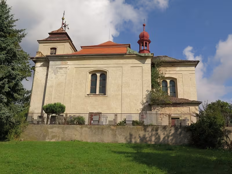 Dzisiejszy widok – Kostel svaté Anny (Týnec)