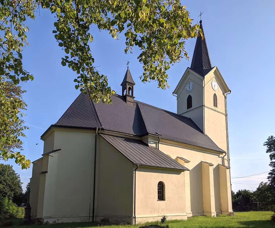Dnešní pohled – Kostel svaté Anny (Rychvald)