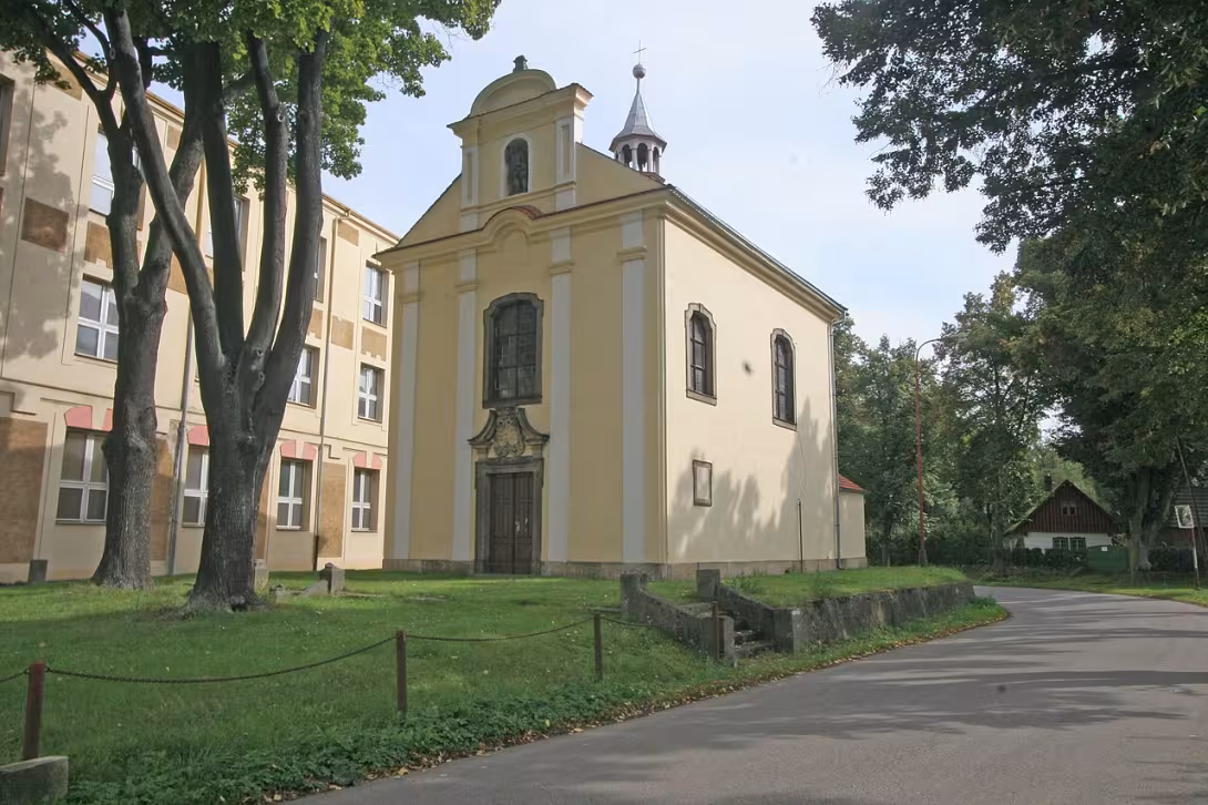 Dnešní pohled – Kostel svaté Anny (Skřivany)